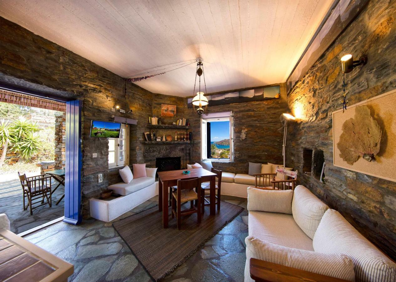 Villa Stone House With A Magical View Otziás Esterno foto